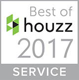 Houzz Best of 2017 service badge